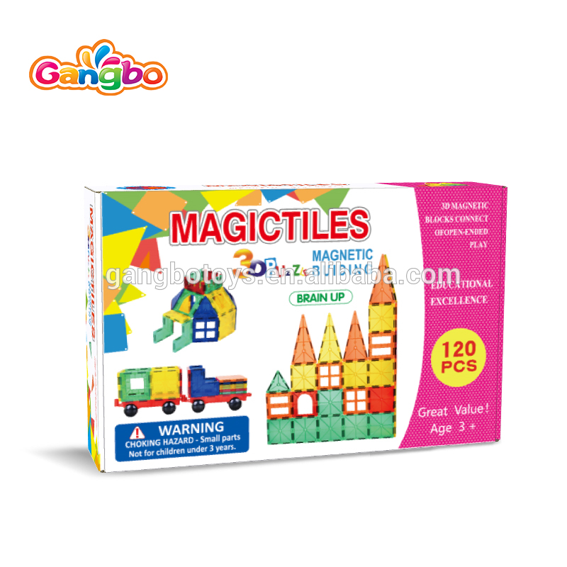 Free Play CE/CPC/ASTM/GCC Certification 120 pcs magnetic building Free Play CE/CPC/ASTM/GCC Certification 120 pcs magnetic building