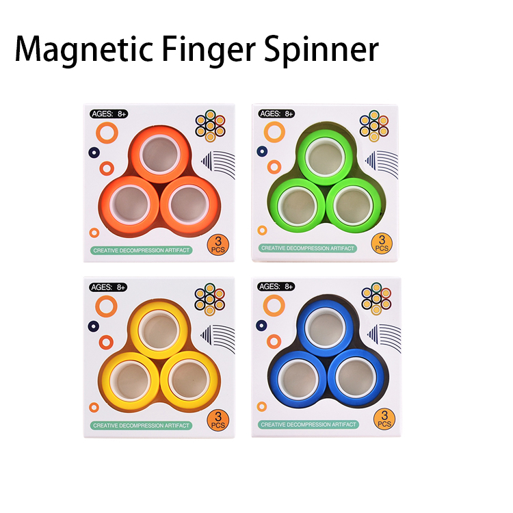 magnetic finger spinner rings