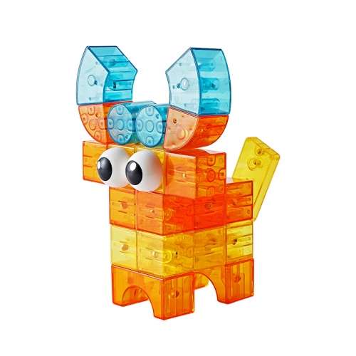 Magic Magnetic Cube Puzzle DIY Blcoks Toys With 51PCS