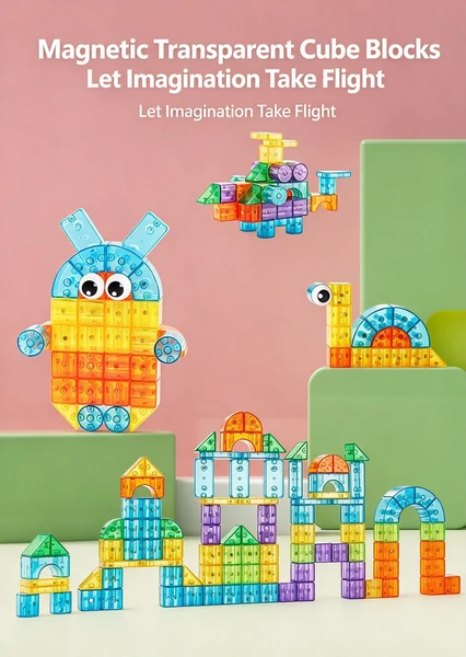 Detailed images of the magnetic blocks