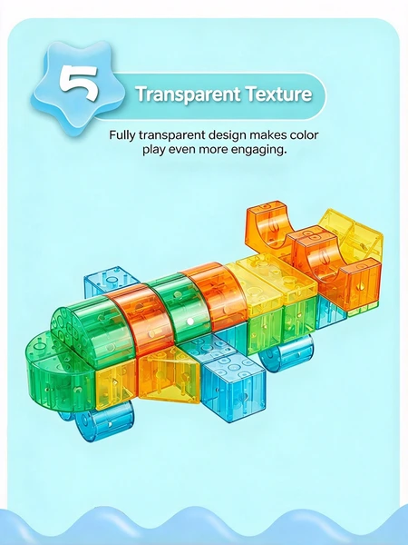 Detailed images of the magnetic blocks
