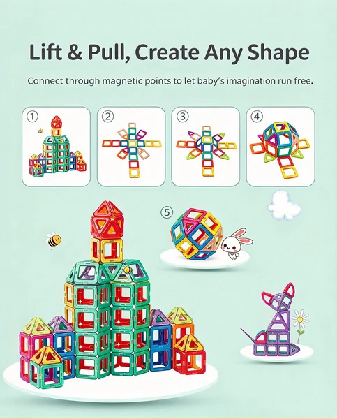 Magnetic Tiles Details