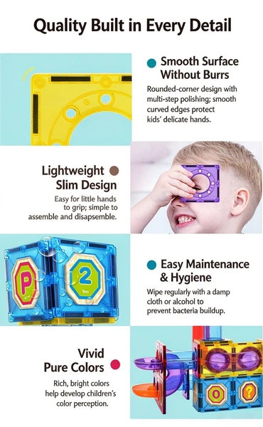 Magnetic Tiles Marble Run Set