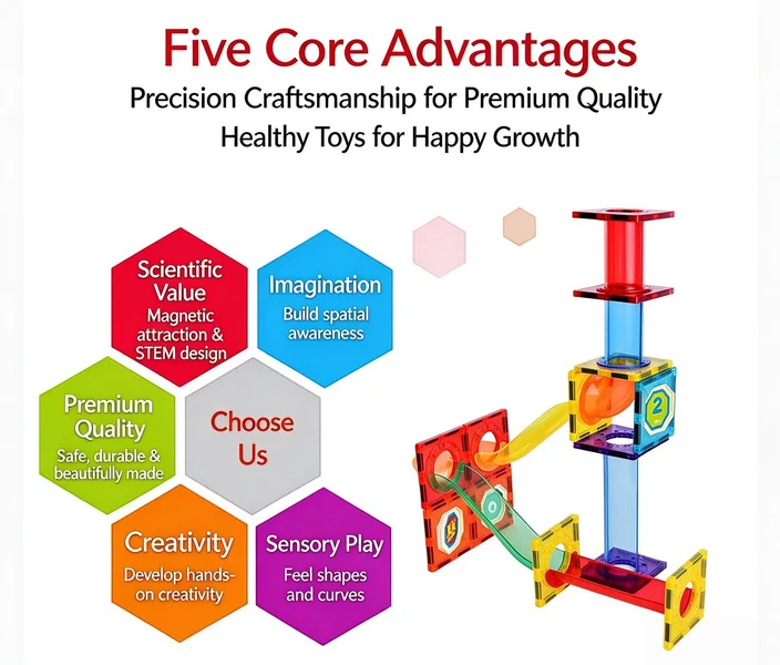 Magnetic Tiles Marble Run Set