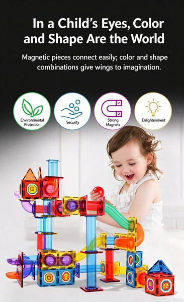 Magnetic Tiles Marble Run Set