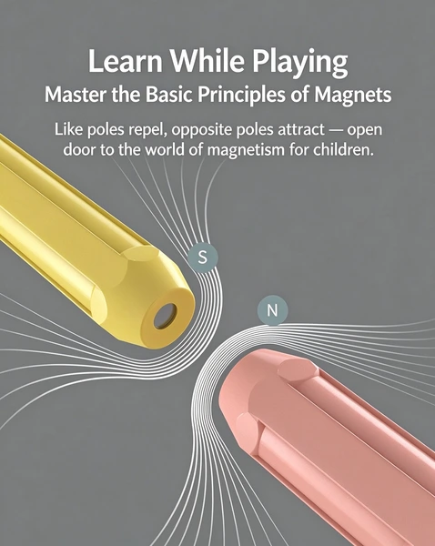 Small Size Solid Color Magnetic Sticks Detail Images
