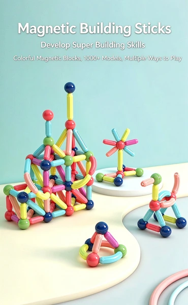 Small Size Solid Color Magnetic Sticks Detail Images