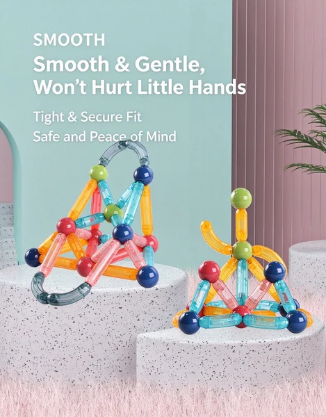 Small Size Transparent Magnetic Sticks Detail Images